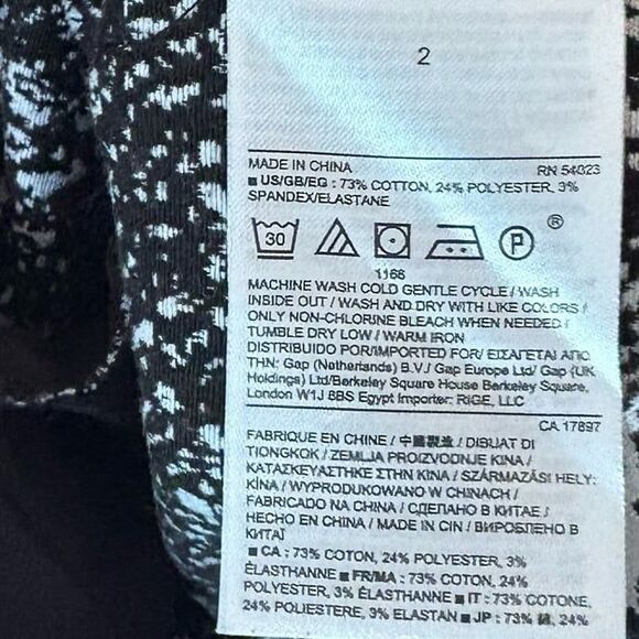 Banana Republic Black And White Dress Size 2 - Picture 7 of 7